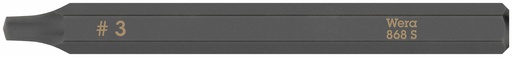 [WE05018173001] Wera 868 S bit for impact screwdriver # 3 x 70 mm