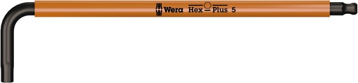 [WE05022610001] Long arm hex key 950 SPKL Hex-Plus SW 5,0 brightorange