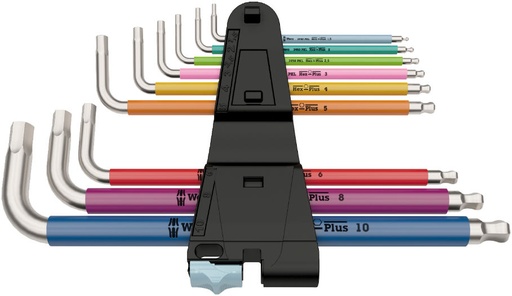 [WE05022669001] Wera L-key set, metric, stainless3950 SPKL/9 SM Multicolour