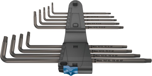 [WE05024450001] Wera TORX L-key set TX XL with holding function, long, BlackLaser