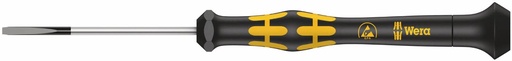 [WE05030105001] Wera ESD Kraftform Micro screwdriver, slotted 0.5 x 3.0 x 80mm