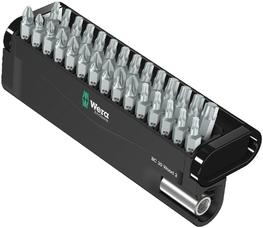 [WE05057432001] Wera Bit-Check 30 - uzgaļu komplekts kokam 2