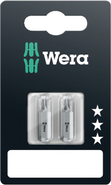 [WE05073309001] Wera 855/1 Standard bits PZ 2 x 25mm 2pcs
