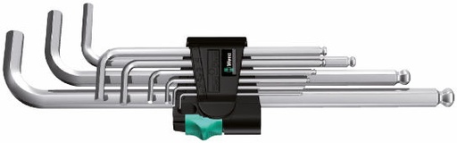 [WE05073391001] Wera HEX L-key набор Г-образных ключей, метрических, хромированных