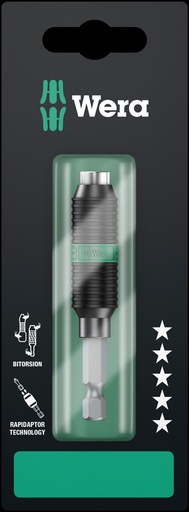 [WE05073420001] Wera 897/4 Rapidaptor BiTorsion 1/4" bit holder 75mm