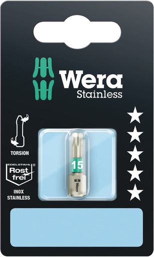 [WE05073621001] Wera 3867/1 Torsion roostevaba otsak T15 x 25mm