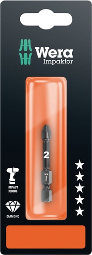 [WE05073961001] Wera 855/4 Impaktor otsak PZ 2 x 50mm