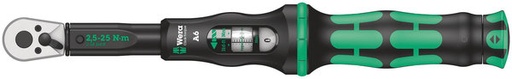 [WE05075605001] Wera Click-Torque A 6, 1/4" Torque wrench Hex 2,5 - 25 Nm