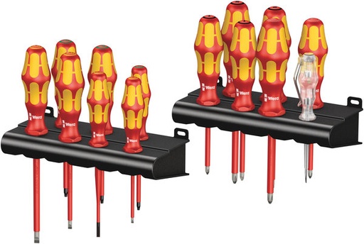 [WE05105631001] Wera Kraftform Big Pack 100 VDE 14-piece s/driver set, LaserTip, extra-slim