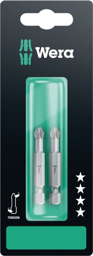 [WE05134385001] Wera 855/4 TZ Torsion otsakud PZ 2 x 50mm, 2tk