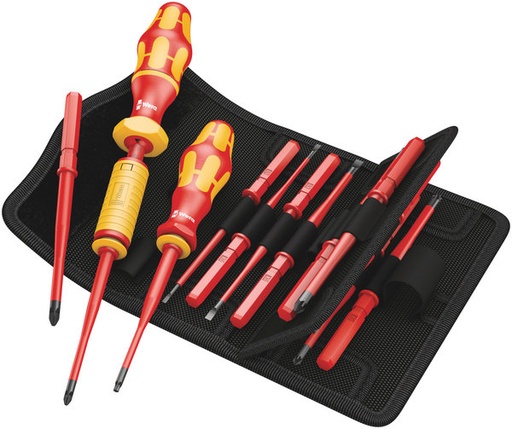 [WE05135906001] Wera Kraftform Kompakt VDE 16 dünamomeetriline kruvikeeraja 1.2 - 3.0 Nm + 14x Extra-Slim vahetatavad terad
