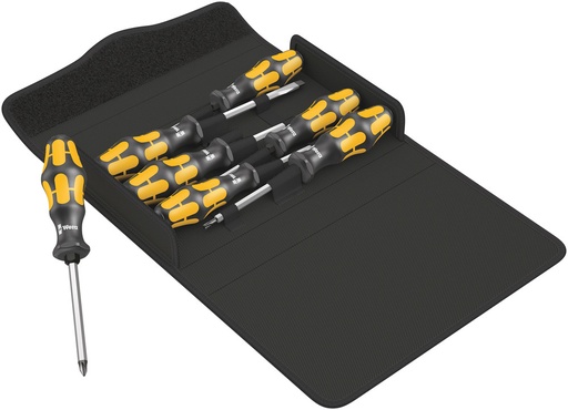 [WE05137811001] Wera Kraftform 900/7 impact screwdrivers set 7pcs, PH+SL+TORX
