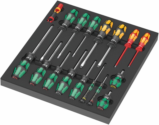 [WE05150101001] Wera 9710 kruvikeerajate komplekt vahus, 18 osa