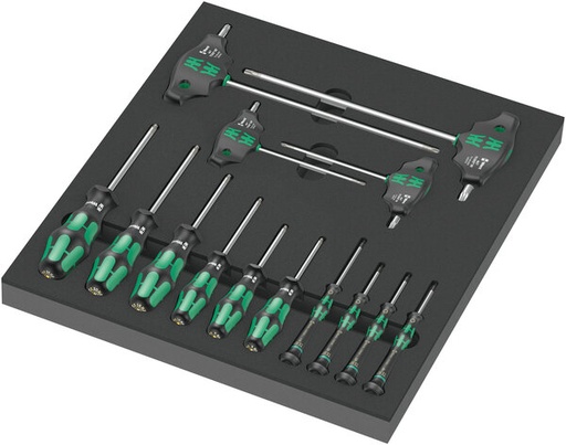 [WE05150103001] Wera 9712 Foam insert TORX screwdriver set, 14 pcs