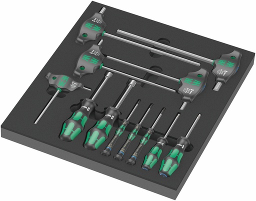 [WE05150104001] Wera 9713 Hex kruvikeerajate komplekt vahus, 12osa