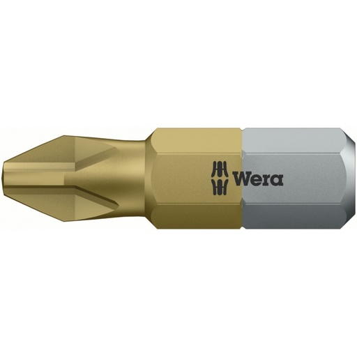[WE05480222001] Suktuvo antgalis Wera 855/1 PZ 2 25mm TiN (Titano nitridas)