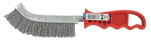 [XT20251006169] Corrugated steel wire brush with plastic handle, Ø0.3mm