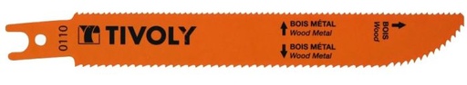 [XT505820110] Multi-directional reciprocating saw blade 150mm (wood, wood with nails, MDF, metal) - 2pcs