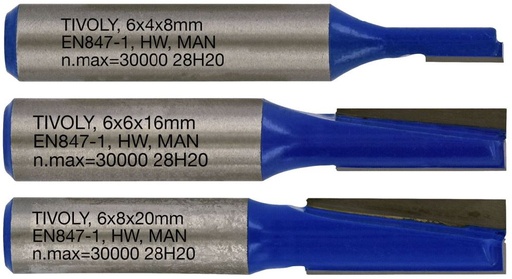 [XT60642067300] Sõrmfreeside komplekt 4 / 6 / 8 mm, 6mm saba