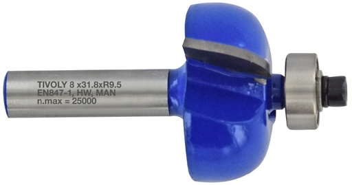 [XT60642067801] Kumer servafrees laagiga, 32x9.5 mm, 8mm saba
