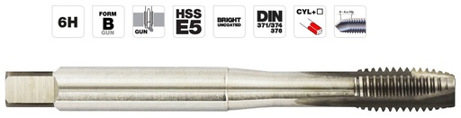[160252101000150] Machine tap M10x1.5, DIN HSS-E5, GUN