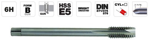 [160352101400200] Machine tap M14x2.0, DIN HSS-E5, GUN