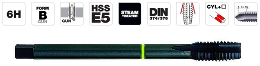 [960302101000125] Machine tap MF10x1.25, HSS-E5 DIN, straight flute, GUN