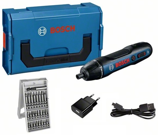 [BO06019H2101] Akumuliatorinio suktuvo Bosch GO rinkinys (3,6V) 2,5/5 Nm