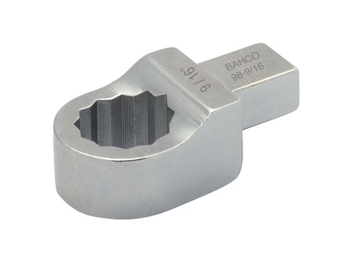 [98-7/16] Ring end insert wrench 7/16" 9x12mm drive
