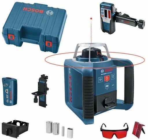 [BO0601061501] Rotation laser GRL 300 HV, LR1, WM4, RC1, ± 0.1 mm/m, 300 m