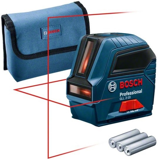 [BO0601063L00] Līniju lāzers Bosch GLL 2-10, ± 0.3 mm/m, 10 m