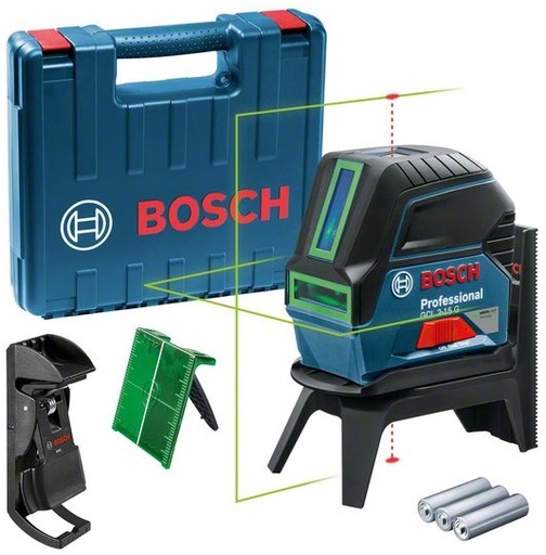 [BO0601066J00] Kombinētais lāzers Bosch GCL 2-15 G, ± 0.3 mm/m, 15 m