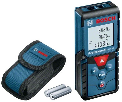 [BO0601072900] Laserkaugusmõõtja Bosch GLM 40, ± 1.5 mm, 0.15 - 40 m