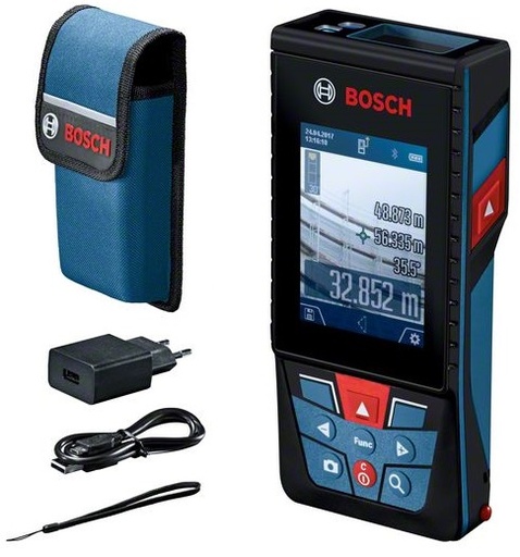 [BO0601072F00] Lāzera tālmērs Bosch GLM 120 C, ± 1.5 mm, 0.08 - 120 m