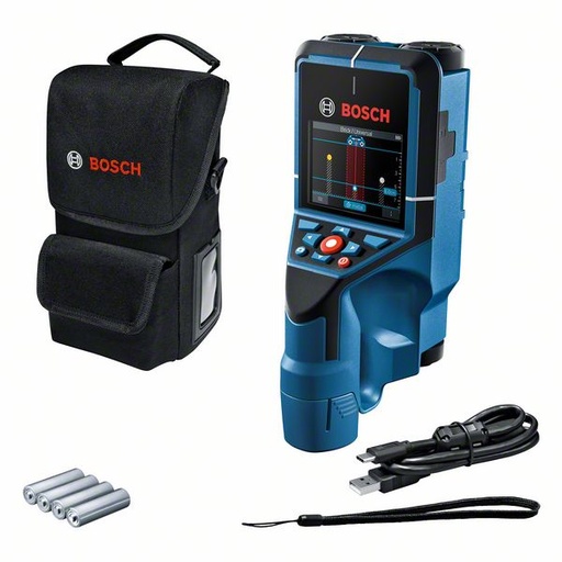 [BO0601081600] Seinaskänner Bosch D-tect 200 C, ± 5 mm, 200 mm (4x1.5V AA)