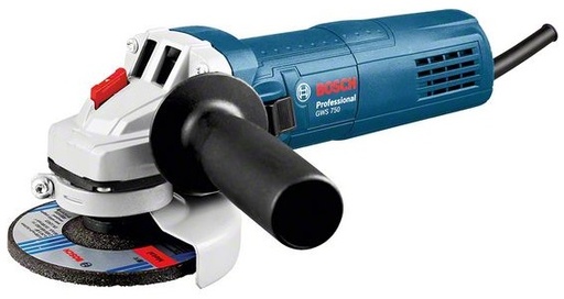[BO0601394001] Leņķa slīpmašīna Bosch GWS 750, 125 mm, 750 W, 11.000 min.-1