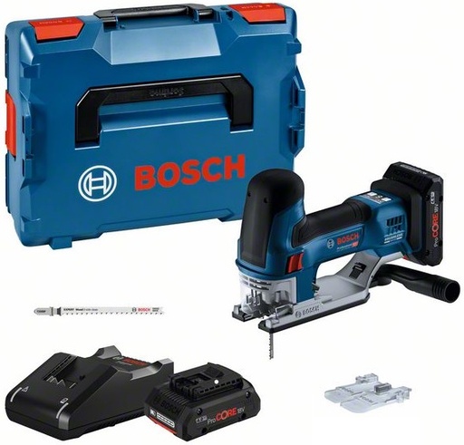 [BO06015B0002] Akumulatora figūrzāģis Bosch GST 18V-155 SC, (2x4.0Ah ProCORE), 18V, 800 - 3.800 min.-1