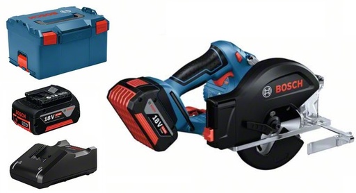[BO06016B8002] Cordless metal circular saw Bosch GKM 18V-50, (2x5.0Ah), 4.250 min.-1