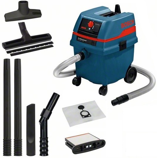 [BO0601979103] Sauso/šlapio siurbimo siurblys Bosch GAS 25 L SFC, 1200 W, 61 l/s