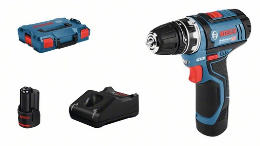 [BO06019F6001] Cordless drill Bosch GSR 12V-15 FC, 2x2.0Ah, GFA 12-B, GAL 12V-40, 0-400 / 0-1.300 min.-1