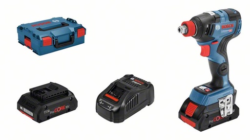 [BO06019G4206] Cordless impact wrench-screwdriver Bosch GDX 18V-200 C, 2x4.0Ah ProCORE 18V, 1880CV, 200 Nm, 0-1.100 / 0-2.300 / 0-3.400 min.-1