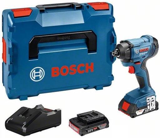 [BO06019G5100] Akumulatora triecienatslēga Bosch GDR 18V-160, 2x2.0Ah, 1820CV, 160 Nm, 0 - 2.800 min.-1