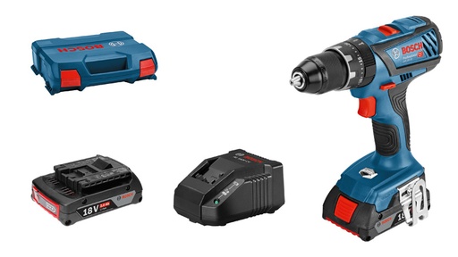 [BO06019H400B] Cordless impact drill Bosch GSB 18V-28, 2x2.0Ah, GAL 18V-20, 0-500 / 0-1.900 min.-1