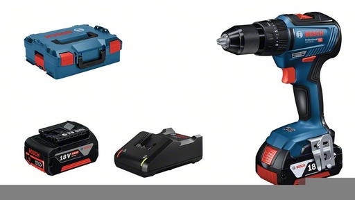 [BO06019H5300] Cordless impact drill Bosch GSB 18V-55, 2x4.0Ah, GAL 18V-40, 0-450 / 0-1.750 min.-1