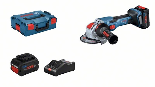 [BO06019H6401] Cordless angle grinder Bosch GWX 18V-15 C, 2x8.0Ah ProCORE 18V, GAL 18V-160 C, 11.000 min.-1, BITURBO