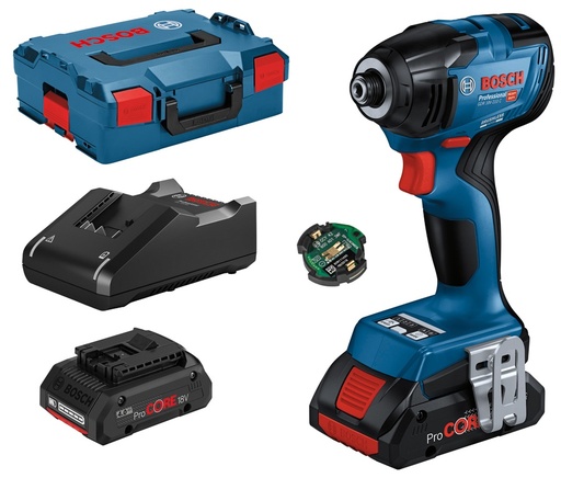 [BO06019J0102] Akumulatora triecienatslēga Bosch GDR 18V-210 C, 2x4.0Ah ProCORE, GCY 42, GAL 18V-40, 210 Nm, 0-1.100 / 0-2.300 / 0-3.400 min.-1
