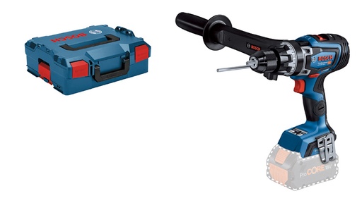[BO06019J5102] Akumuliatorinis smūginis gręžtuvas-suktuvas Bosch GSB 18V-150 C, SOLO, 0-550 / 0-2.200 min.-1, L-Boxx, BITURBO