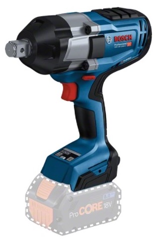[BO06019J8500] Akumuliatorinis smūginis veržliasukis Bosch GDS 18V-1050 H, 3/4", CT SOLO, 1700Nm, BITURBO