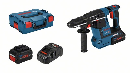 [BO061191000E] Cordless rotary hammer drill Bosch GBH 18V-26 F, SDS+, 2x8.0Ah ProCORE 18V, 1880CV, 18V, 2.6 J