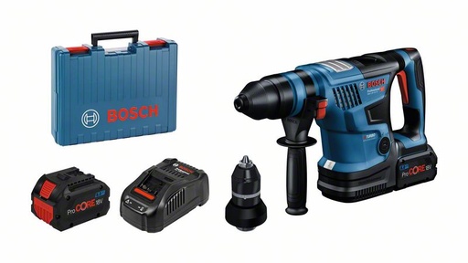 [BO0611914002] Cordless rotary hammer drill SDS+ GBH 18V-34 CF, 2x8.0Ah ProCORE 18V, CoMo, 1880 CV, 5.8 J, BITURBO